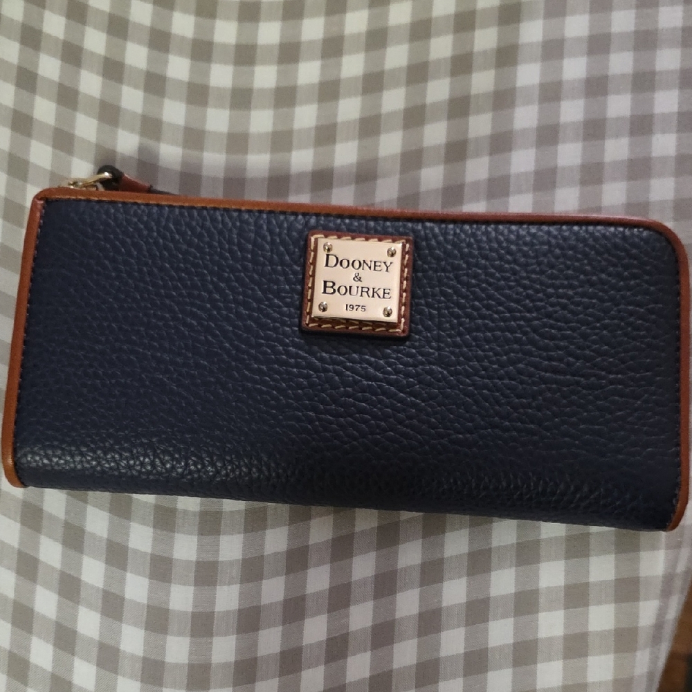 Dooney & Bourke Midnight Navy Leather Wallet